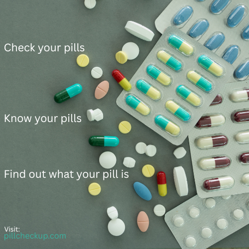 https://cordelianwonwu.com/ 
A simple pillcheckup site where you can check your pills for shape, color, and use.